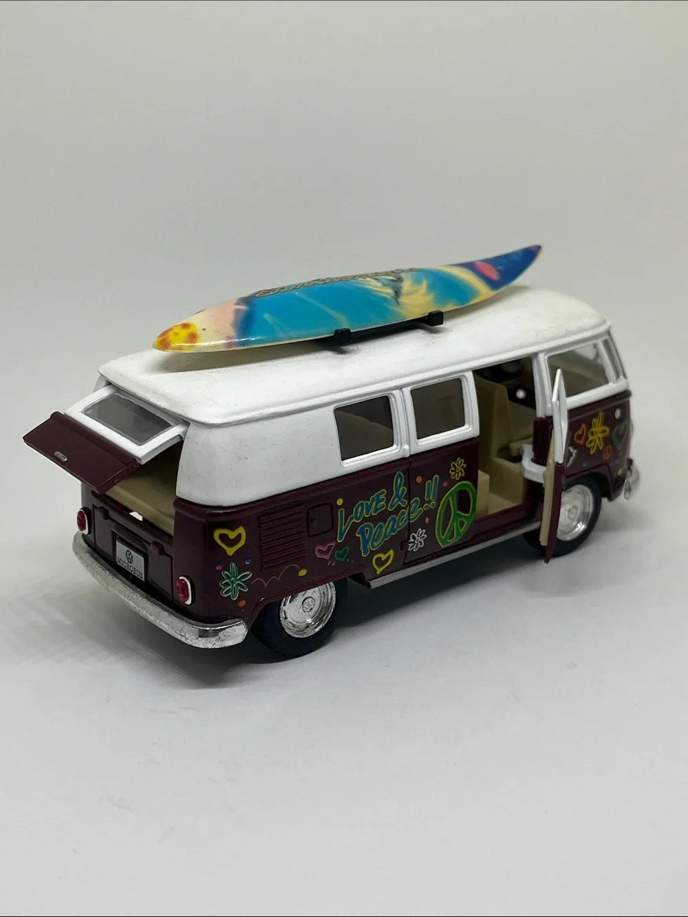 1962 Volkswagen Bus with San Clemente Surfboard - Picture 2 of 8